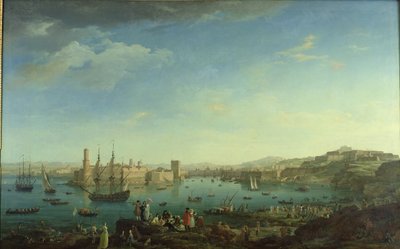 The Entrance to the Port of Marseilles, 1754 by Claude Joseph Vernet